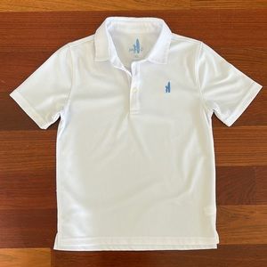 Johnnie O prep performance white polo, great condition!